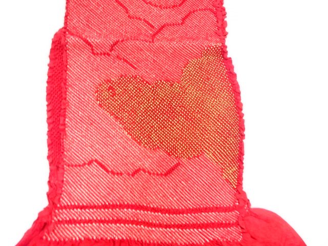  正絹　振袖用　絞り　帯揚げ